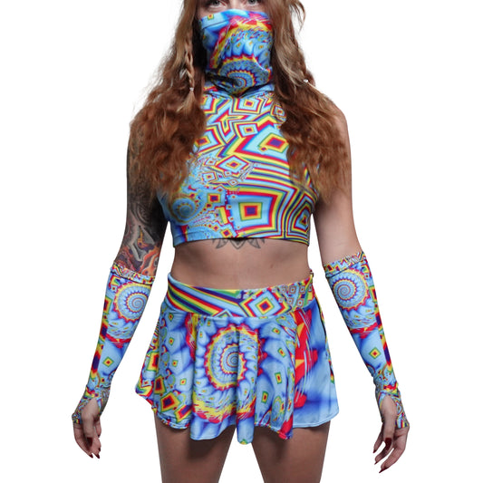 Third Eye Vortex Mini Skirt