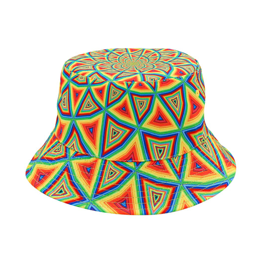 Color Spiral Reversible Bucket Hat